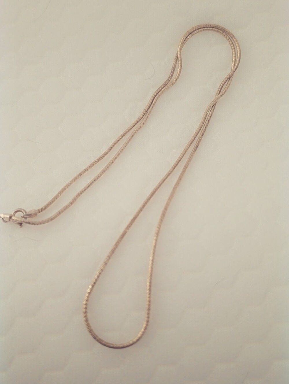 Estate Vintage Italian Sterling Silver 925 Chain Necklace